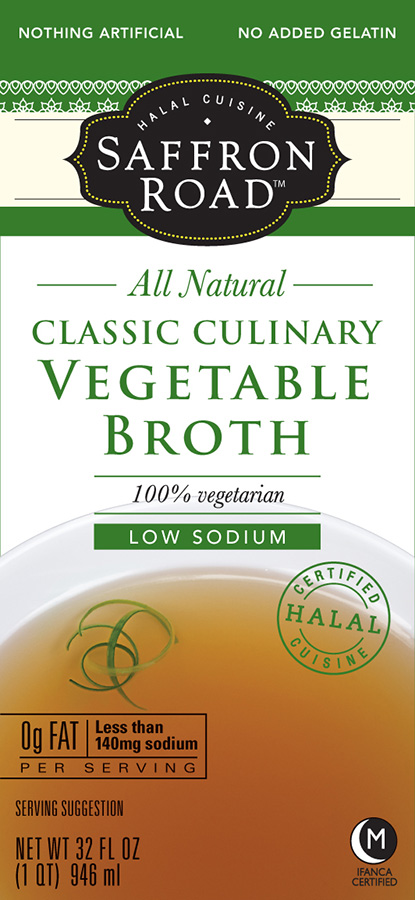 Saffron Road Culinary Classic Vegetable Broth
