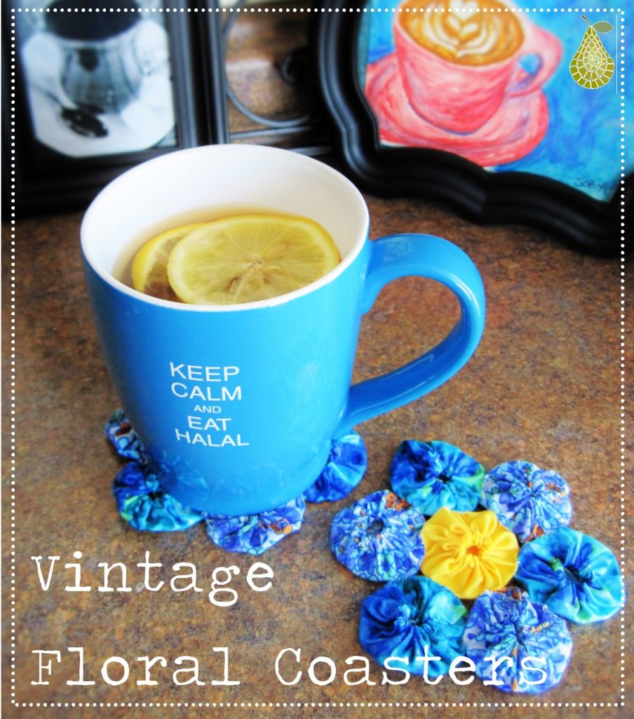 Vintage Floral Coasters by Sobia Hussain