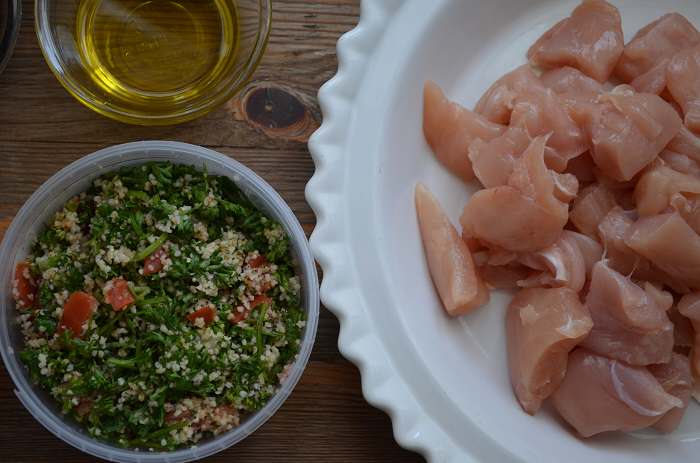 chicken and tabbouleh