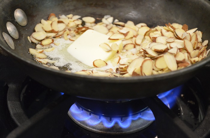 cooking almonds in butter