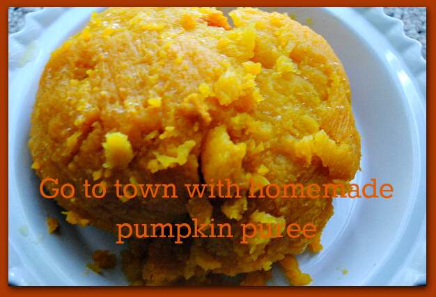 go to town with pumpkin puree