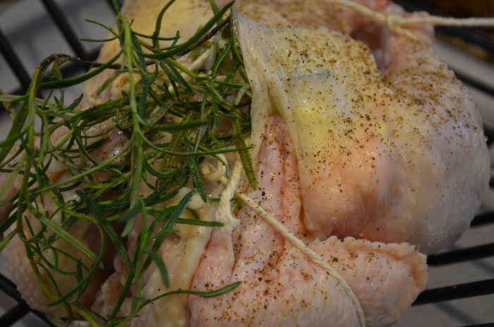 stuffed chicken with rosemary