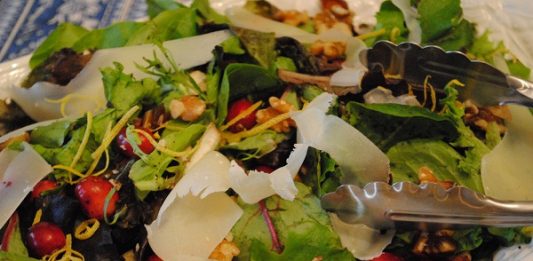 Winter Salad with Cranberries | My Halal Kitchen